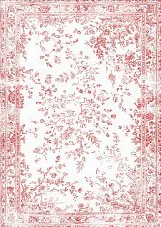 Wilton-Teppich - Tulum (rosa/weiß)
