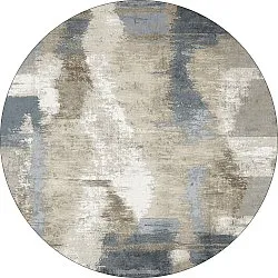 Rund Teppich - Arwen (blau/mehrfarbig)
