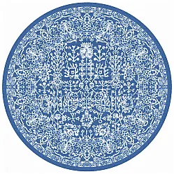 Rund Teppich - Menfi (blau)