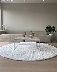 Runde Teppiche - Cloud Super Soft (weiß)