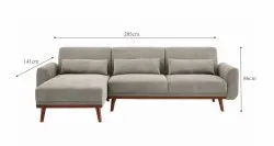 Schlafsofa - Texas (dunkelgrau)