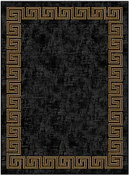 Wilton-Teppich - Myra (schwarz/gold)