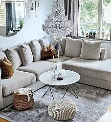 Hochflorteppiche - Cosy (Silber)