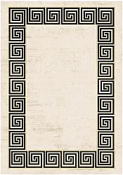 Wilton-Teppich - Mytos (beige/schwarz)