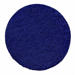 Runde Teppiche - Trim (blau)