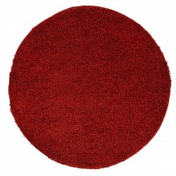 Runde Teppiche - Trim (rot)