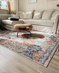 Wilton-Teppich - Bohemia (blau/multi)