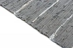Flickenteppich - Nordal Design (grau - 100 % Leder)