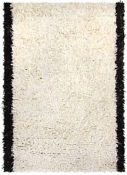 Wollteppich - Nova (weiß/schwarz)