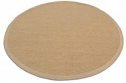 Rund Teppich (sisal) - Agave (beige/elfenbein)