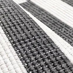 Rund Teppich - Indoor/Outdoor Otto (schwarz)