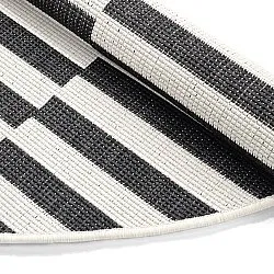 Rund Teppich - Indoor/Outdoor Otto (schwarz)