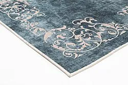 Wilton-Teppich - Santi (blau/beige)
