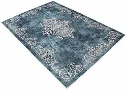 Wilton-Teppich - Santi (blau/beige)
