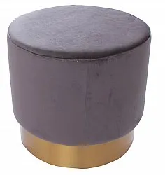 Sitzpoufs samt - Copenhagen (grau)