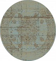 Rund Teppich - Peking Royal (Türkis)