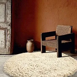 Rund Teppich - Aliste Wool Shaggy (alabaster gleam)