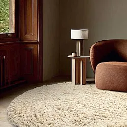 Rund Teppich - Aliste Wool Shaggy (alabaster gleam)
