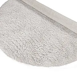 Rund Teppich - Combarro Solid Cotton Shaggy (creme)