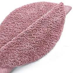 Rund Teppich - Combarro Solid Cotton Shaggy (hellrosa)