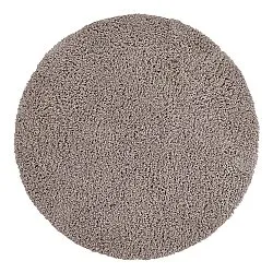 Rund Teppich - Combarro Solid Cotton Shaggy (taupe)