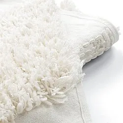 Rund Teppich - Sivota Natural Cotton Shaggy (cremefarben)