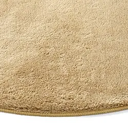Runde Teppiche - Aranga Super Soft Fur (dunkelbeige)