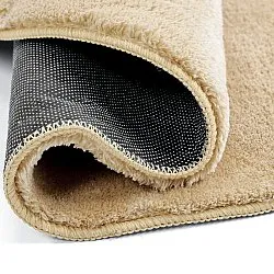 Runde Teppiche - Aranga Super Soft Fur (dunkelbeige)