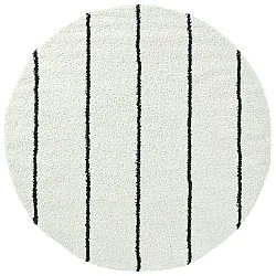 Runde Teppiche - Eze (weiß/schwarz)