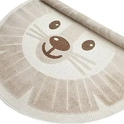 Runder Kinderteppich - Kind Lion (creme)