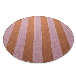 Rund Teppich - Garine (orange/rosa)