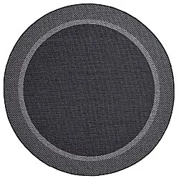 Rund Teppich - Indoor/Outdoor Alta (anthrazit)
