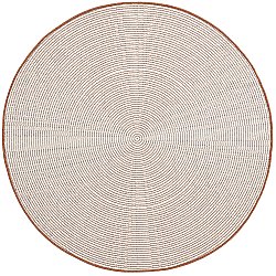 Rund Teppich - Indoor/Outdoor Arlo (orange)