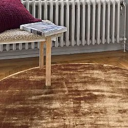 Rund Teppich - Jodhpur Special Luxury Edition (braun)