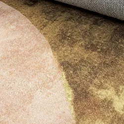 Rund Teppich - Lazio (beige/rosa)