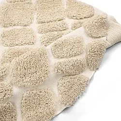 Rund Teppich - Otranto Natural Cotton Shaggy (cremefarben)