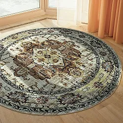 Rund Teppich - Siliana (beige)