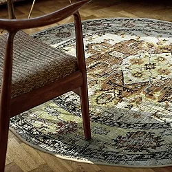 Rund Teppich - Siliana (beige)