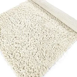 Hochflorteppiche - Fassale Hand Woven Wool Shaggy (weiß)