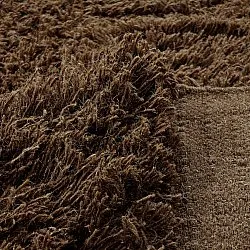 Hochflorteppiche - Melilla Hand Woven Wool Shaggy (braun)