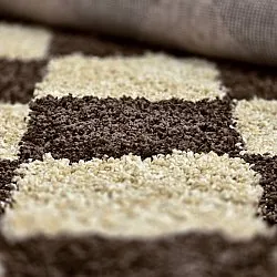 Hochflorteppiche - Albi (braun/beige)