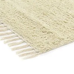 Hochflorteppiche - Amira Natural Cotton Shaggy (beige/lila)