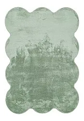 Welligem Hochflorteppich - Aranga Super Soft Fur (grün)