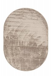 Ovaler Hochflorteppich - Aranga Super Soft Fur (braun)