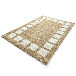 Hochflorteppiche - Asilah (beige/weiß)