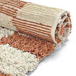Hochflorteppiche - Atrani Natural Cotton Shaggy (orange)