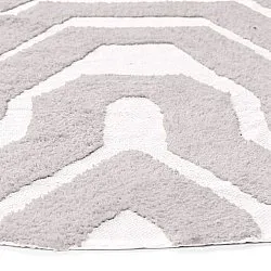 Rund Teppich - Callista Natural Cotton Shaggy (taupe)
