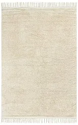 Hochflorteppiche - Celina Natural Cotton Shaggy (cremefarben/beige)