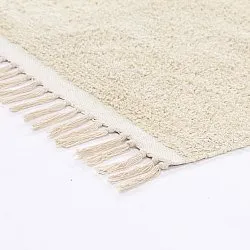 Hochflorteppiche - Celina Natural Cotton Shaggy (cremefarben/beige)