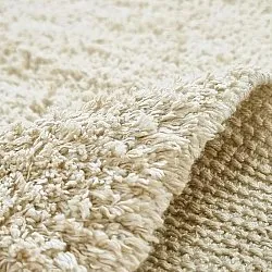 Hochflorteppiche - Celina Natural Cotton Shaggy (cremefarben/beige)